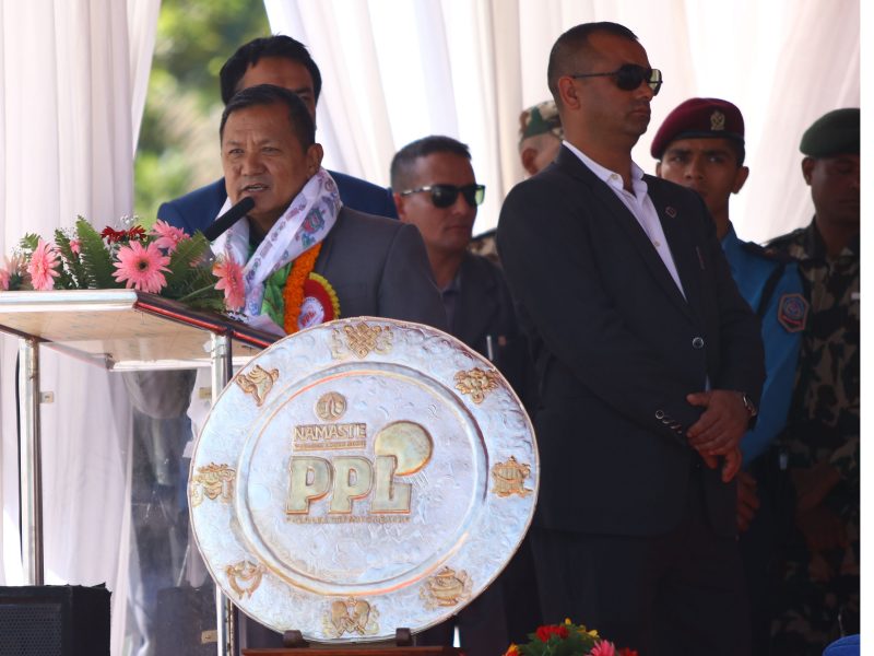 पोखरामा बहुउदेश्यीय रंगशाला निर्माण गछौंः मुख्यमन्त्री गुरुङ