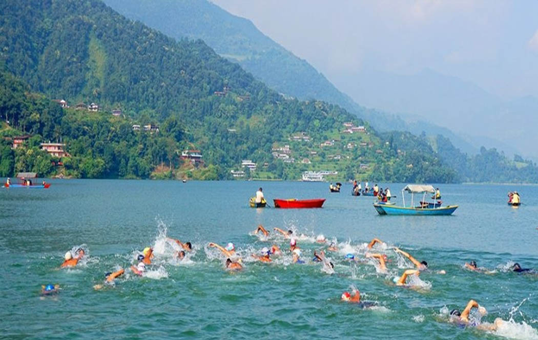 ओपन वाटर पौडी प्रतियोगितामा शिरिष गुरुङ च्याम्पियन