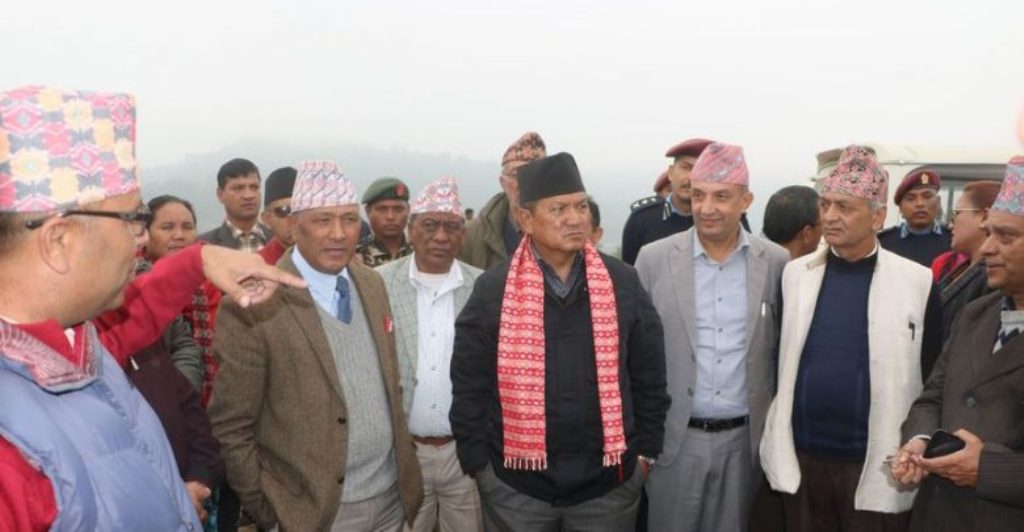 प्रदेश विश्वविद्यालय निर्माणका लागि मुख्यमन्त्री सहितको टोलीद्वारा जग्गा अवलोकन