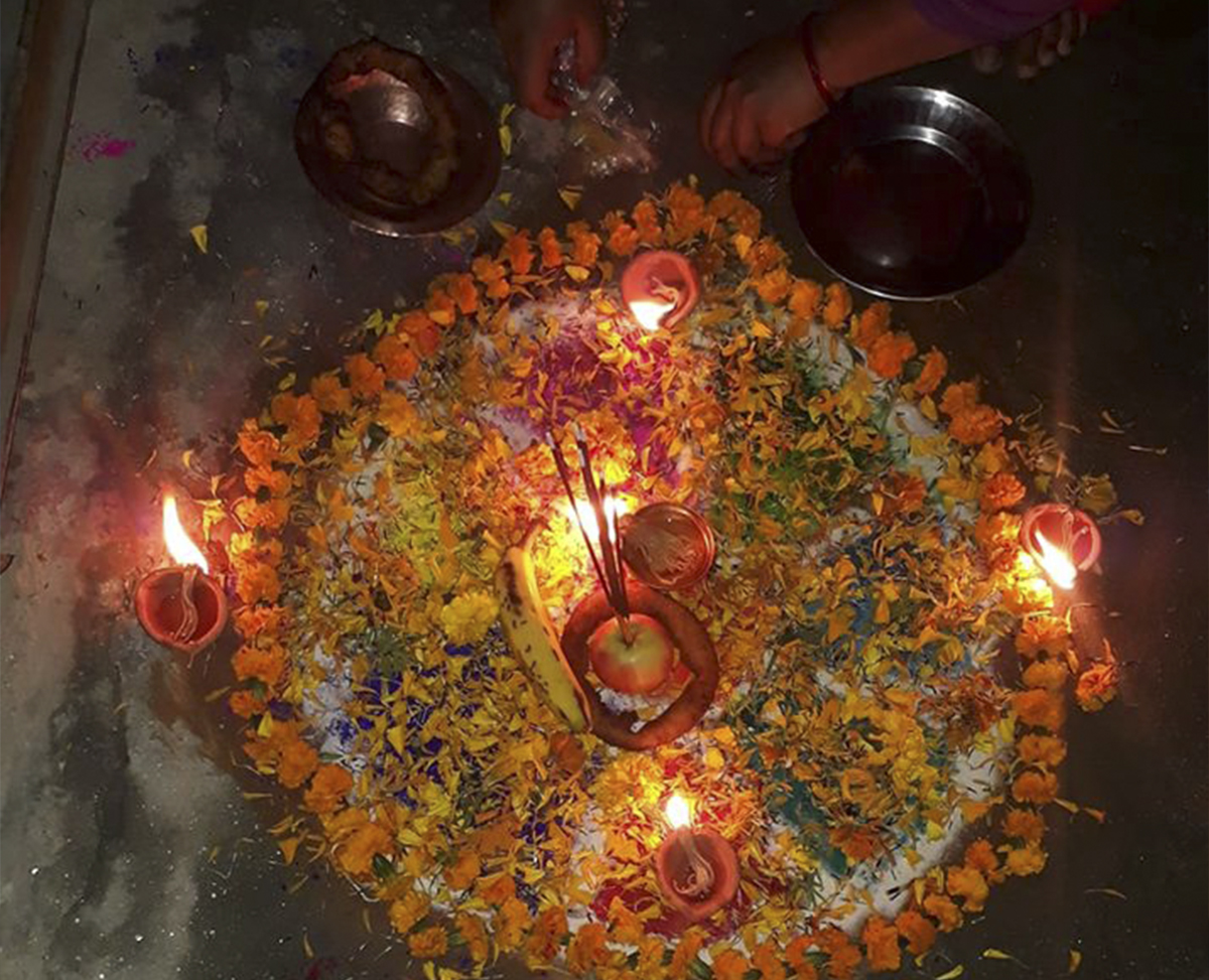 हिन्दुहरुकाे दाेस्राे ठूलाे पर्व तिहार मनाइँदै