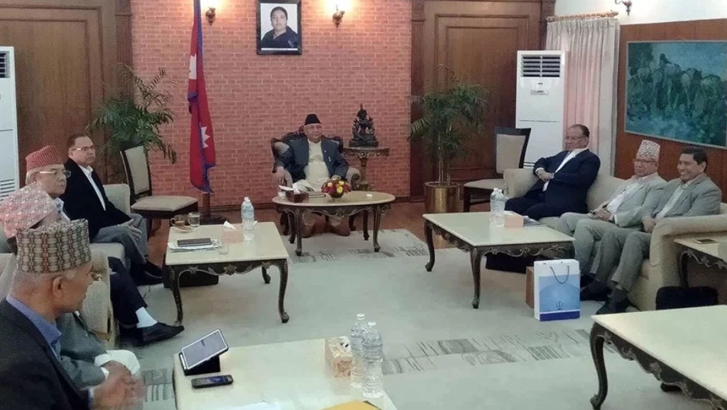 नेकपाको बैठकमा केन्द्रीय सदस्यको कार्यविभाजन वारे छलफल सुरु