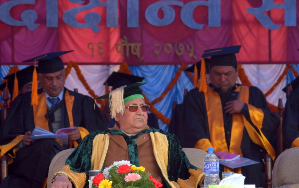 विश्वविद्यालय जीवन उपयोगी पाठशाला बन्नुपर्छ : प्रधानमन्त्री ओली