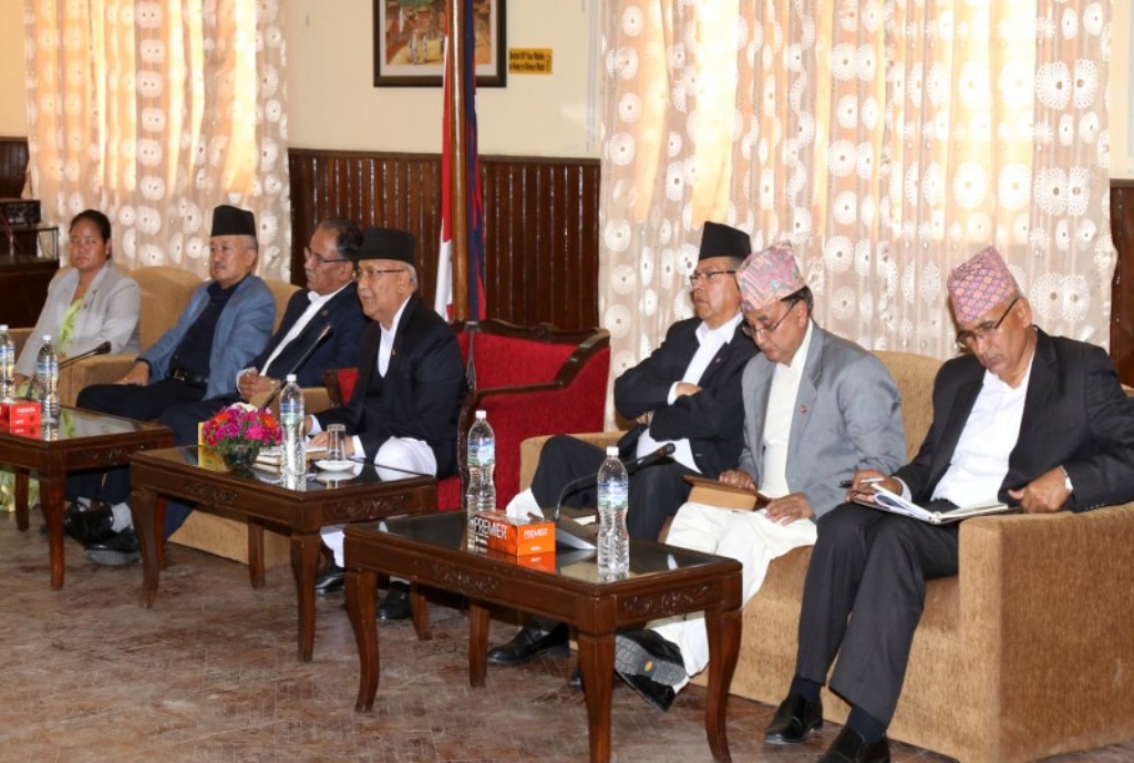 पार्टी एकता ऐतिहासिक गौरवको विषयः नेकपा अध्यक्ष ओली