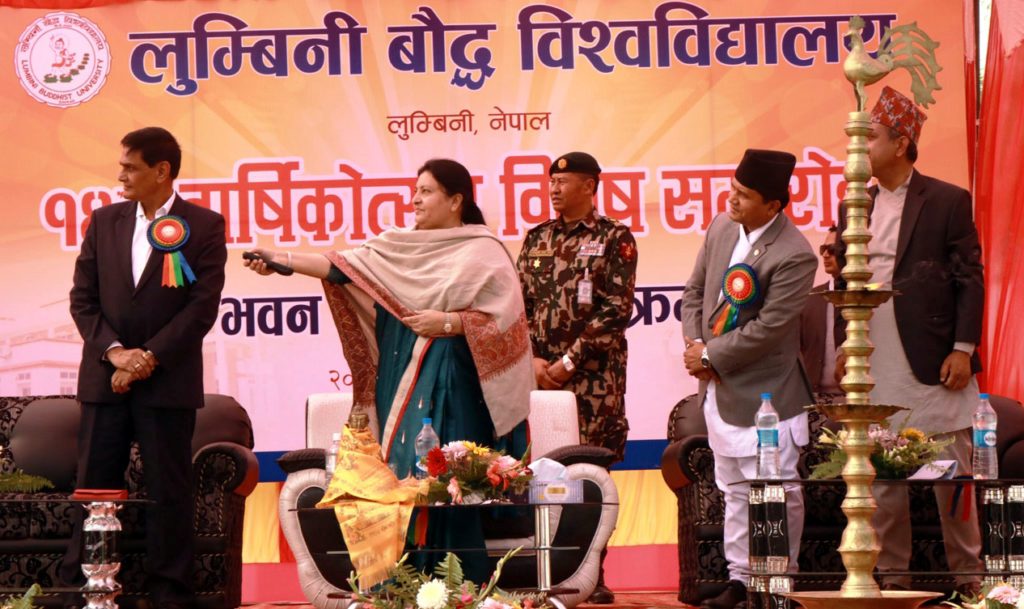 बुद्धका अंहिसावादी विचार विश्वभर लोकप्रिय : राष्ट्रपति भण्डारी