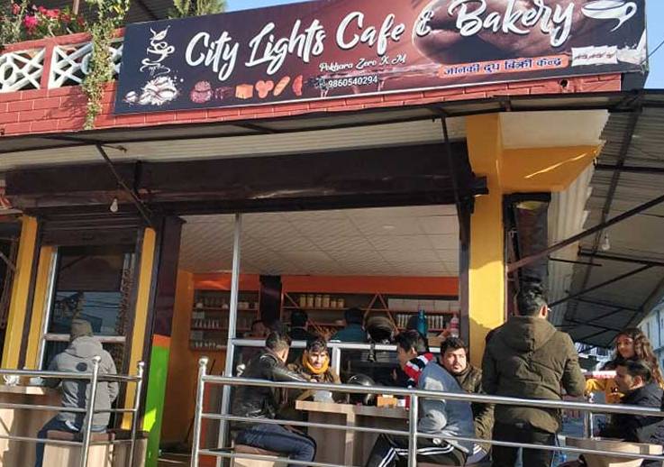 पोखराको जिरो किमीमा सिटी लाइट क्याफे सञ्चालनमा