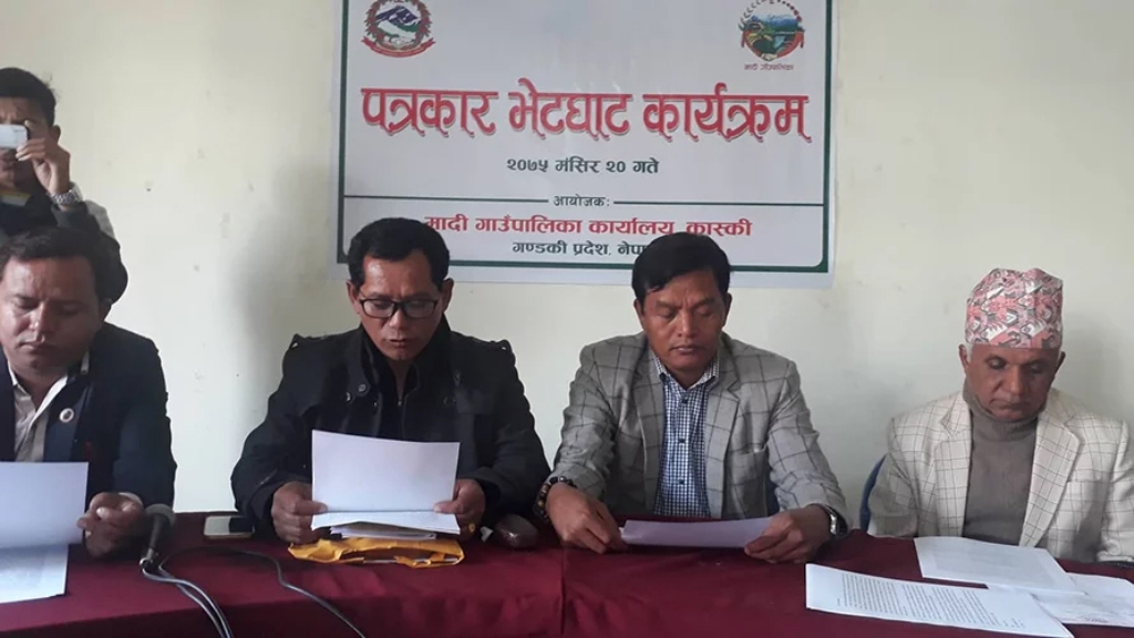 सिक्लेसमा शान्ति स्तम्भ निर्माण सम्पन्न