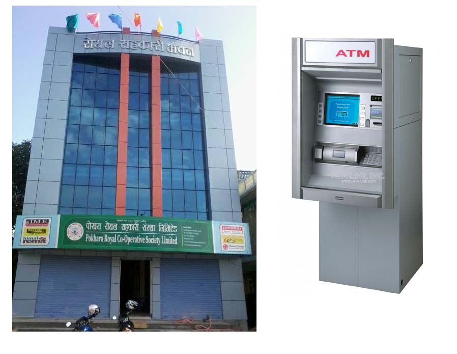 रोयल सहकारीले एटिएम सेवा सञ्चालन गर्दै