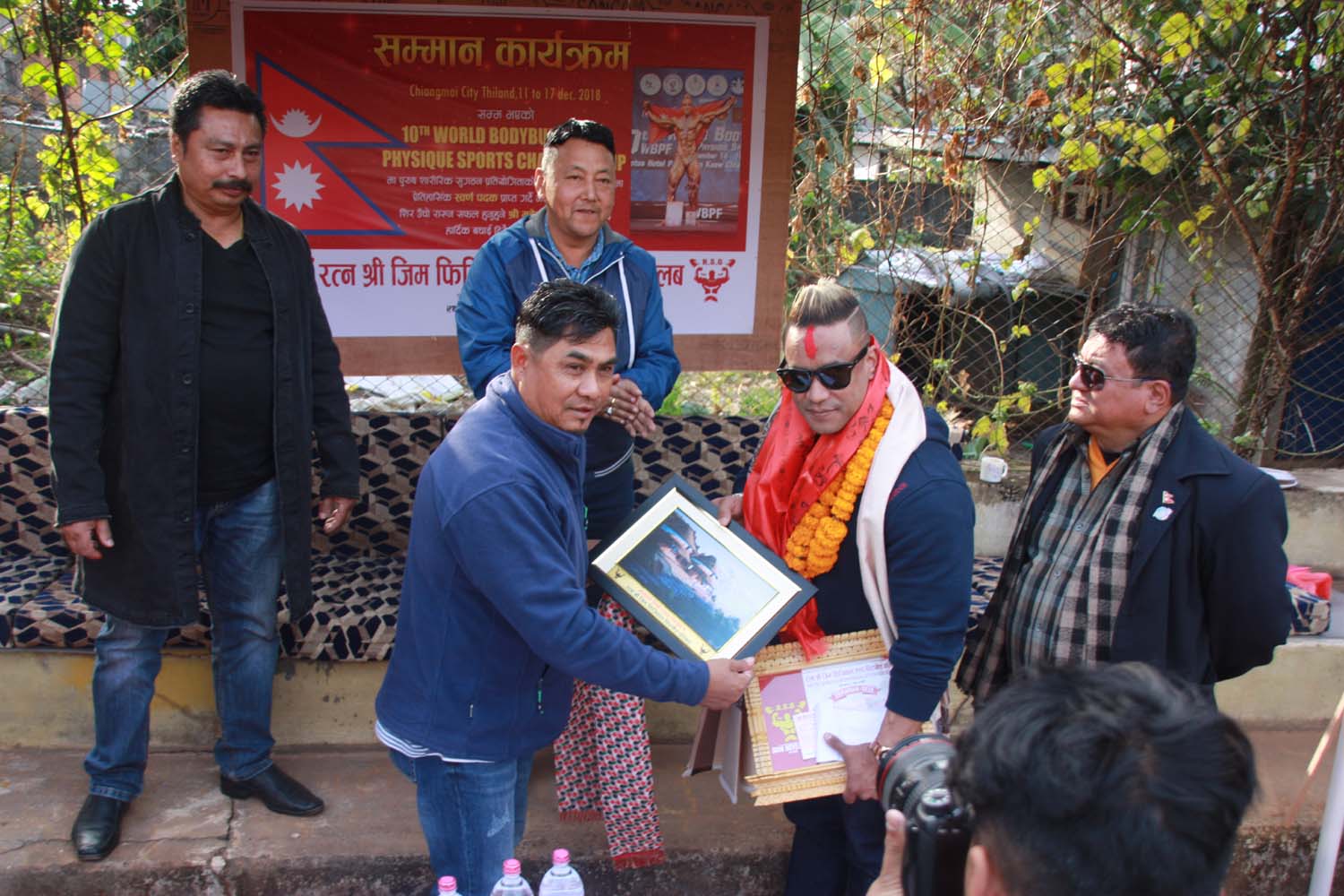 पोखरामा स्वर्णपदक विजेता महर्जन सम्मानित