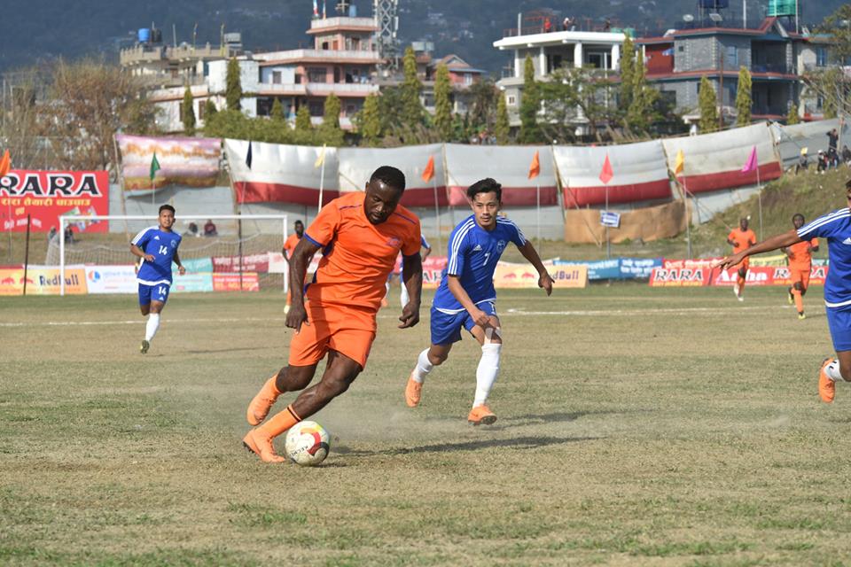आहा रारा गोल्डकपमा क्वाटरफाइनलका खेल सम्पन्न, पुलिसलाई हराउँदै दाउफिन्स सेमीफाइनलमा