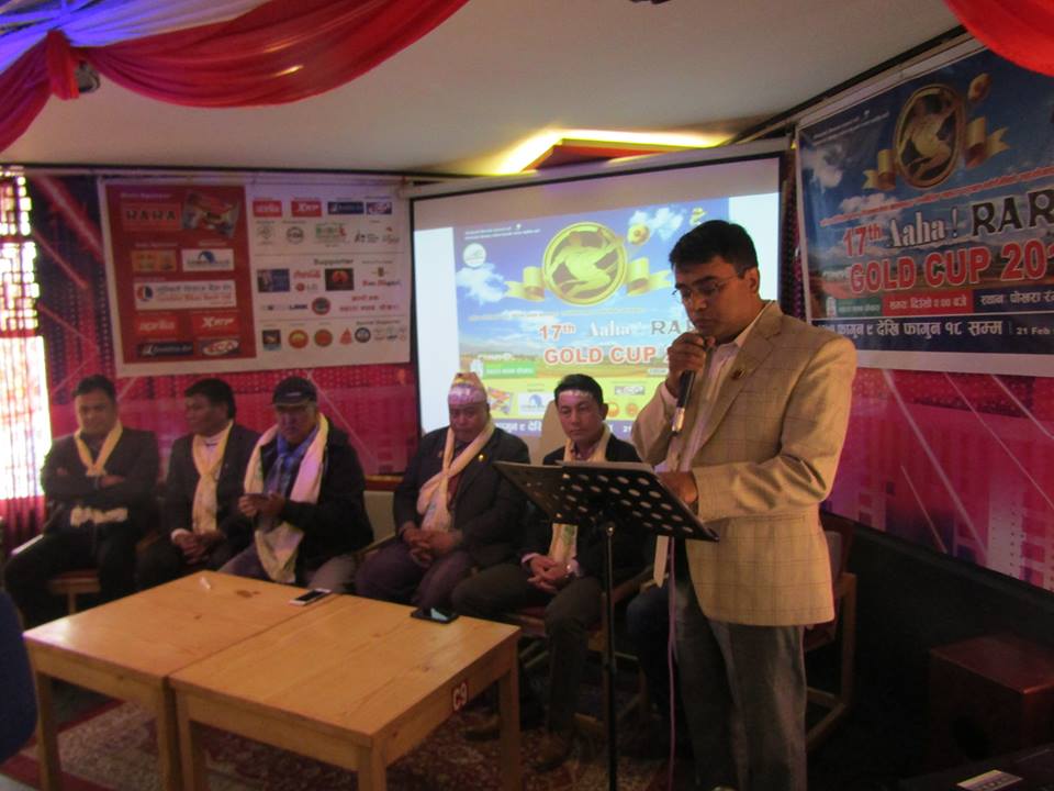 १७ औं संस्करणको आहा ! रारा गोल्ड कप फुटबल प्रतियोगिताको तयारी पुरा, पुरस्कार राशी वृद्धि
