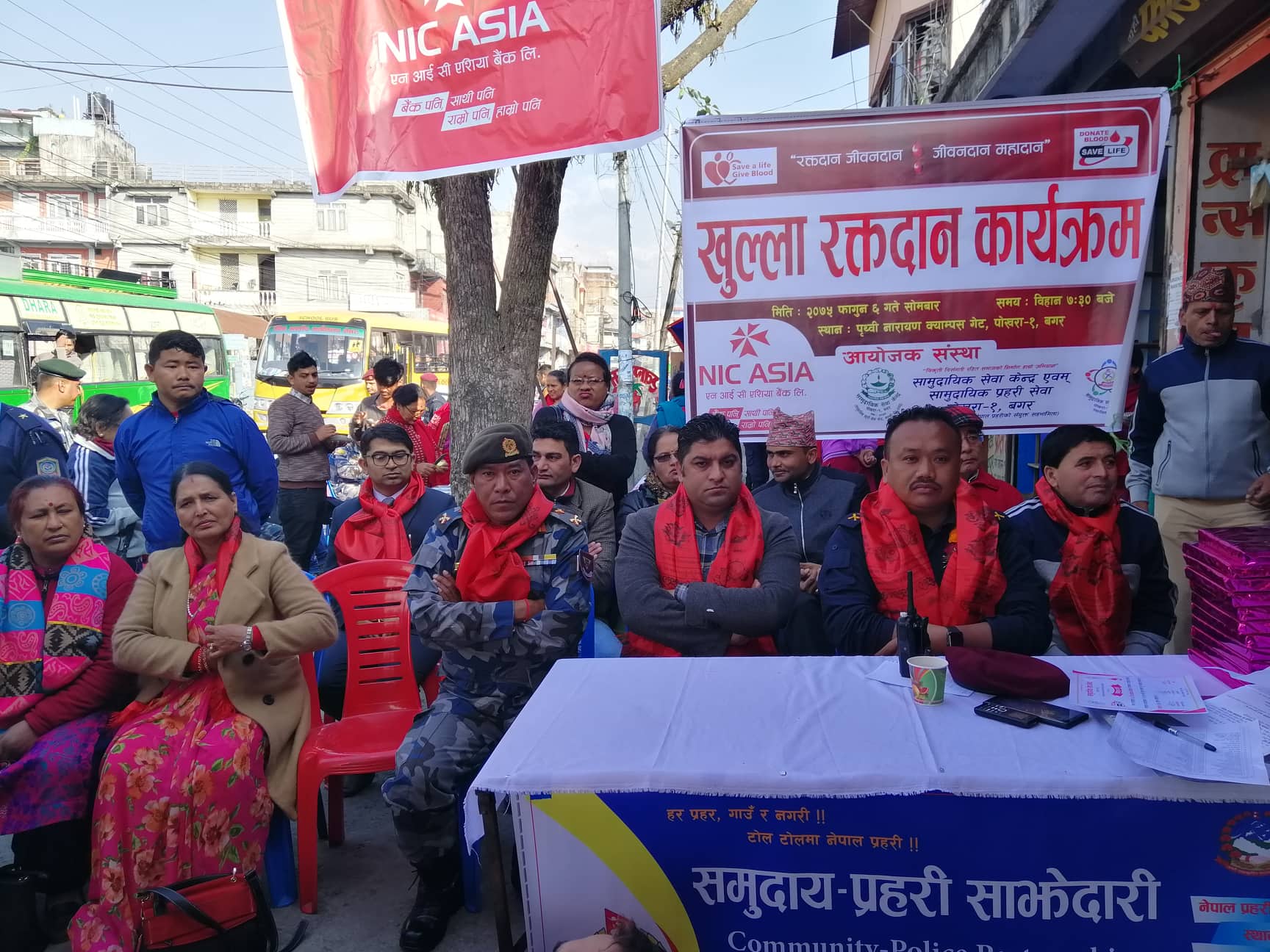 सामुदायिक सेवा केन्द्र वगरद्धारा खुल्ला रक्तदान कार्यक्रममा ५१ युनिट रगत संकलन