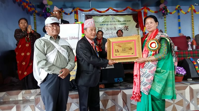 रिभानचौर नाथु प्रल्हाद ङेह्रोंपैंगिलामा परिवारको रजतजयन्ती