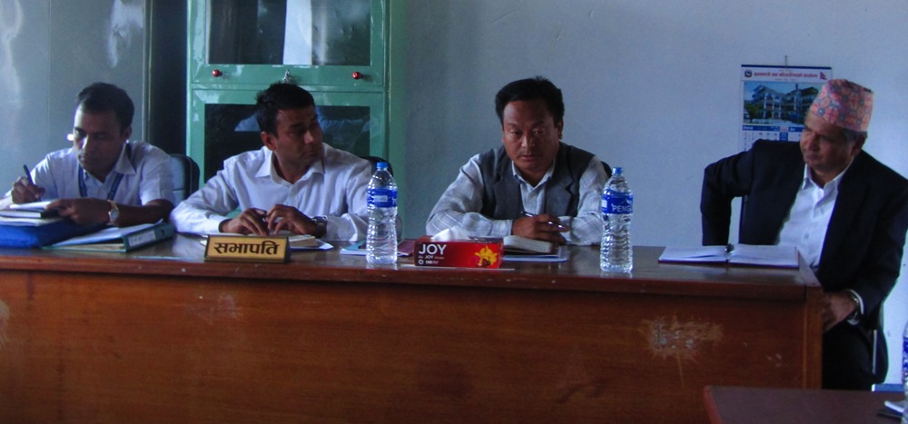 अनुदान जथाभावी नबाड्न विकास समितिको निर्देशन