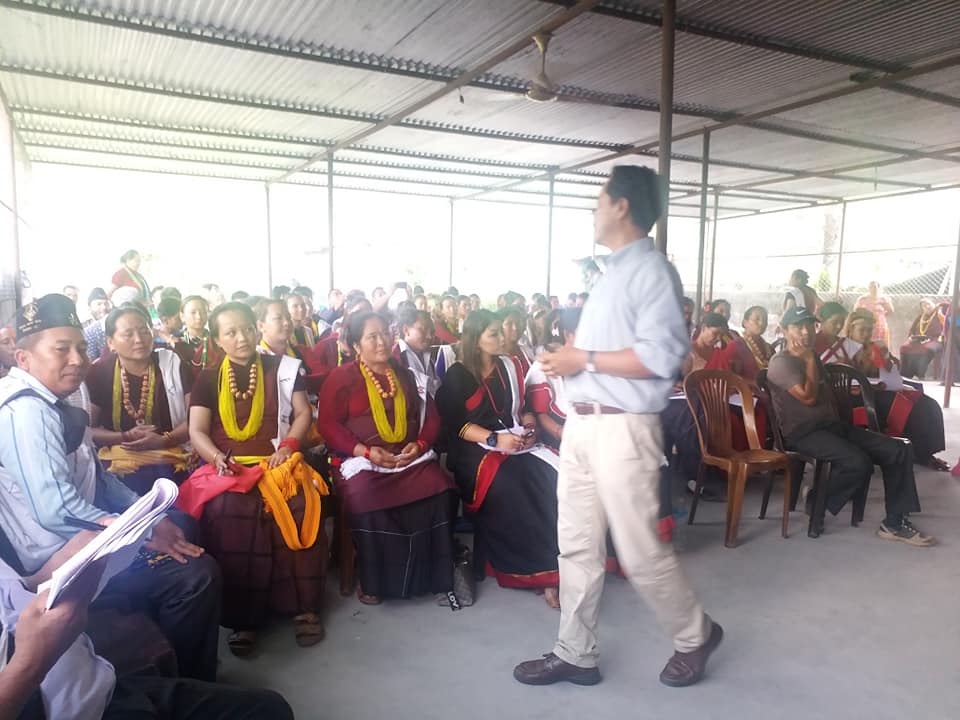 तनहुँकाे भिमादमा आदिवासी जनजाति महासंघको पाँच दिने उद्घोषण तालिम सम्पन्न
