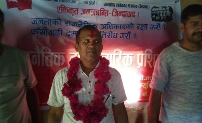 दाङमा विप्लवका भेरीब्यूरो इञ्चार्ज वलीलाई अभिनन्दन