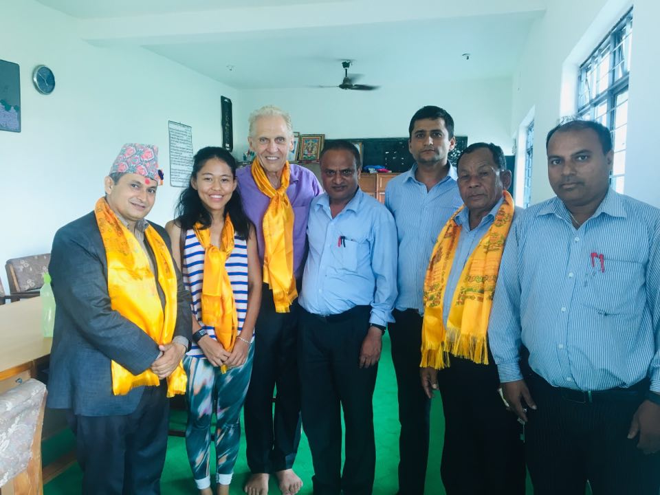 पर्फेक्ट व्यालेन्स फिट्नेसद्वारा विद्यालयलाइ ५० हजार सहयोग