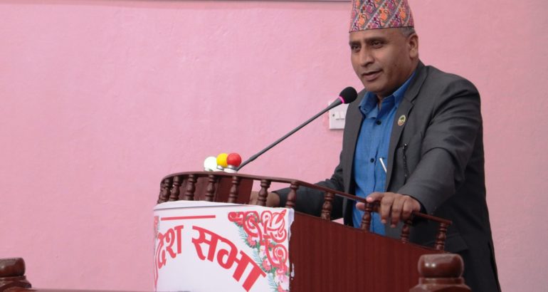 योजना छनोट प्रक्रियाप्रति सांसद बराल असन्तुष्ट