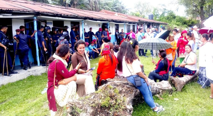 सुत्केरीको मृत्युभएपछि पोखराको सामुदायिक अस्पतालमा तनाव
