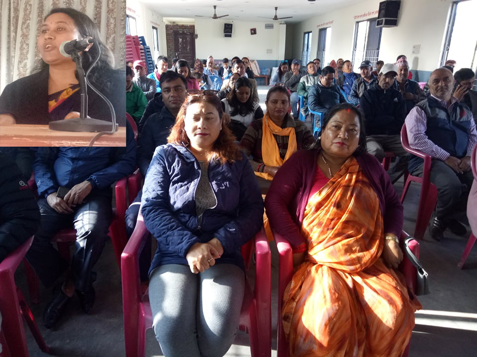 नेकपा उम्मेदवार विद्या भट्टराईद्वारा श्रमिकसँग अन्तक्रिया