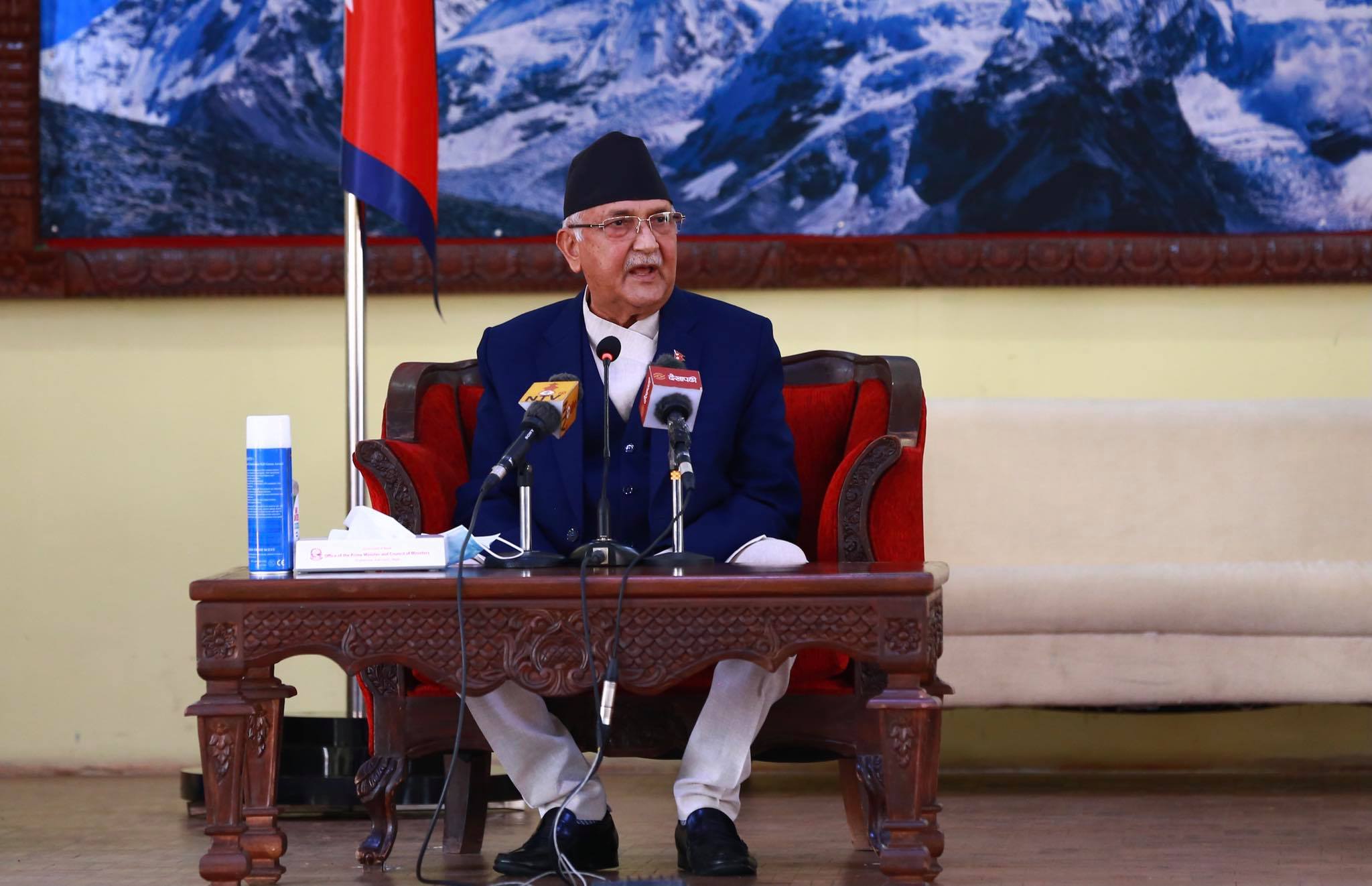 पहिलाे डाेज खाेप लगाएकाले दाेस्राे पाउँछन्ः प्रधानमन्त्री