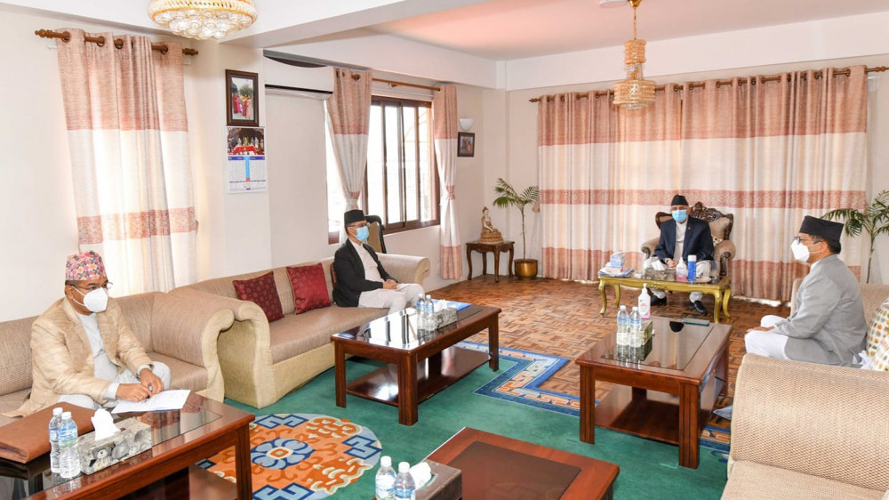 विराेधका वीच बालुवाटारमा संवैधानिक परिषद् बैठक