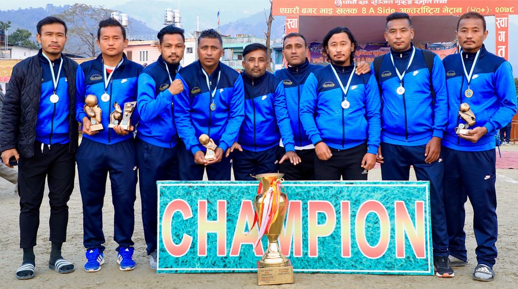 पोखराको टिम एिबिसीलाई पराजित गर्दै ललितपुरको टि–वर्गरले जित्यो उपाधि