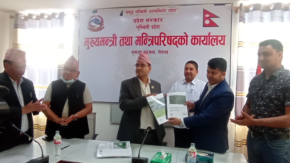 लुम्बिनी प्रदेश राजधानीको गुरु योजना तयार