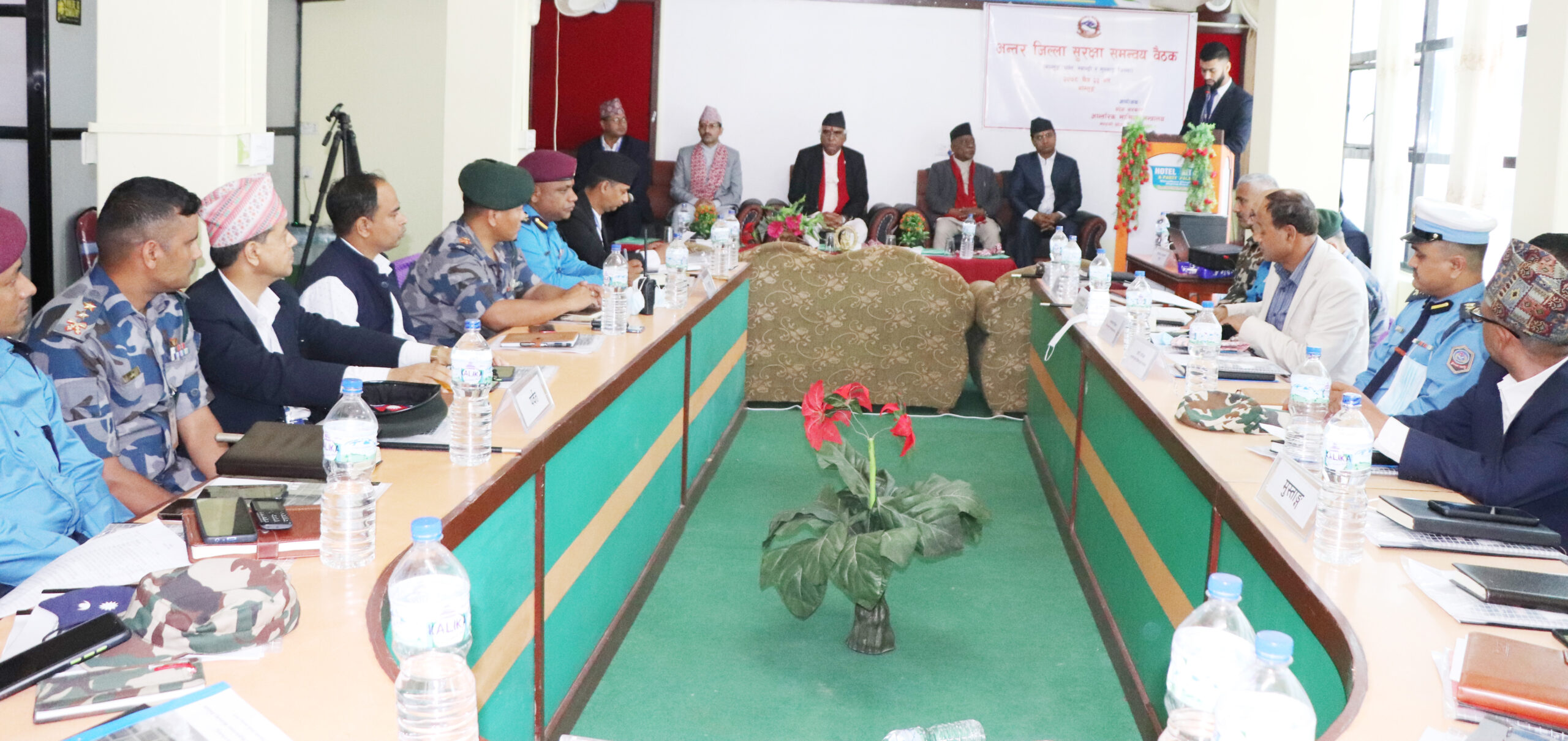 गण्डकी प्रदेशमा अन्तर जिल्ला सुरक्षा समन्वय बैठकः चुनाब केन्द्रित सुरक्षा रणनीतिमा केन्द्रित