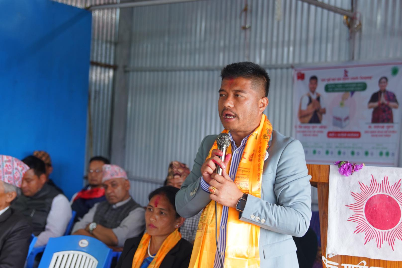 चुनाव जिताउनुस्, मादीमा पक्षपातरहित विकास गर्छुः महेन्द्र गुरुङ