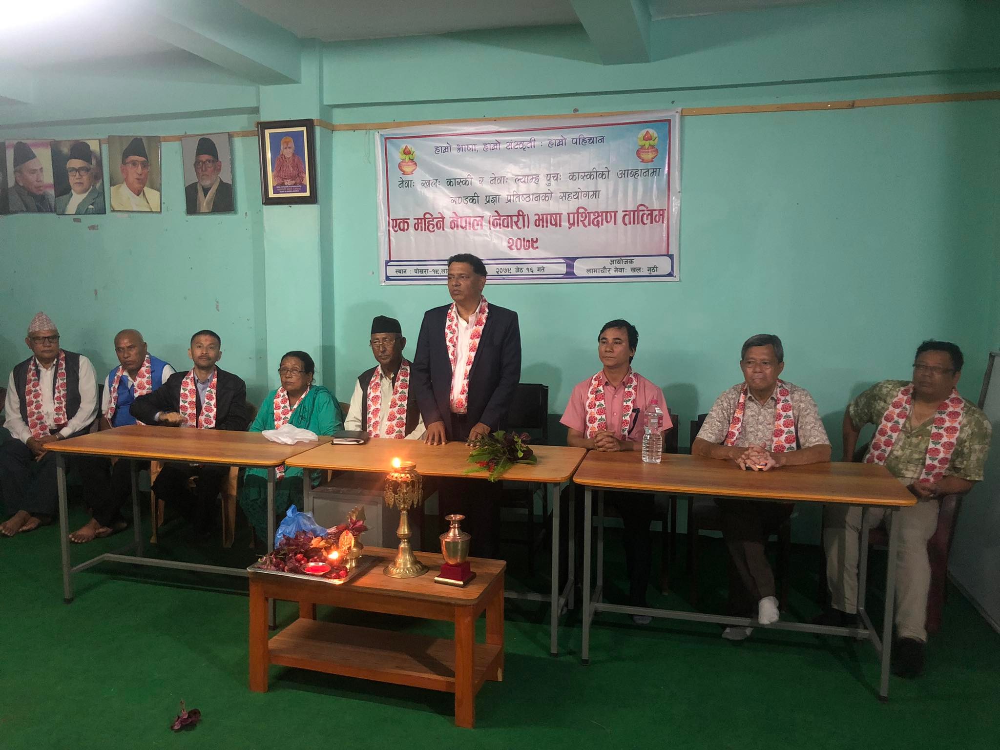 गण्डकी प्रज्ञा प्रतिष्ठानः विभिन्न भाषाकाे प्रशिक्षण गर्दै