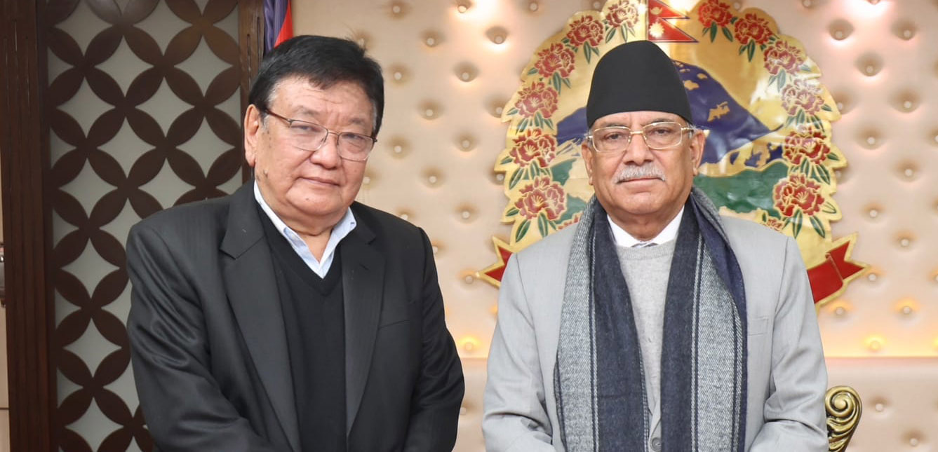 तिलगङ्गालाई मानिक विश्वविद्यालय बनाउने प्रधानमन्त्री  प्रचण्डकाे प्रतिवद्धता