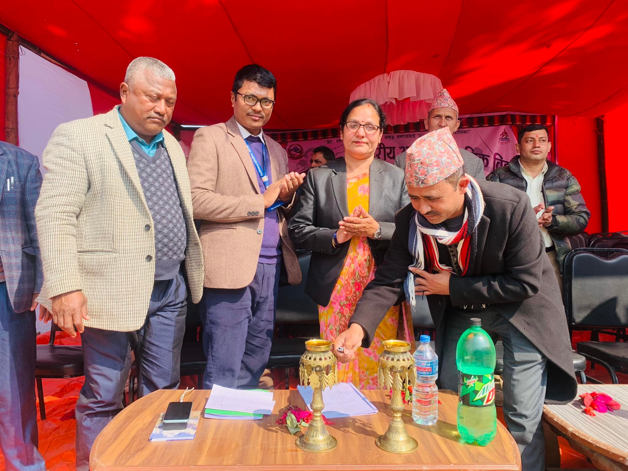 भिमसेन थापा गाउँपालिकामा राष्ट्रपति रनिङ शिल्ड प्रतियोगीता सुरु