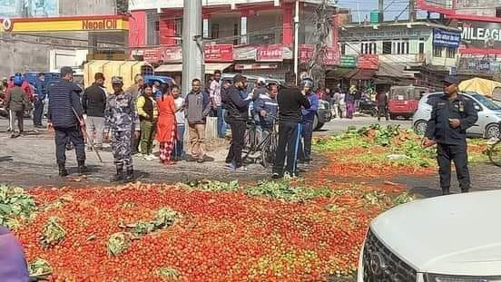 किसानले चितवनमा तरकारी फालेको घटनाप्रति प्रधानमन्त्रीको ध्यानाकर्षण