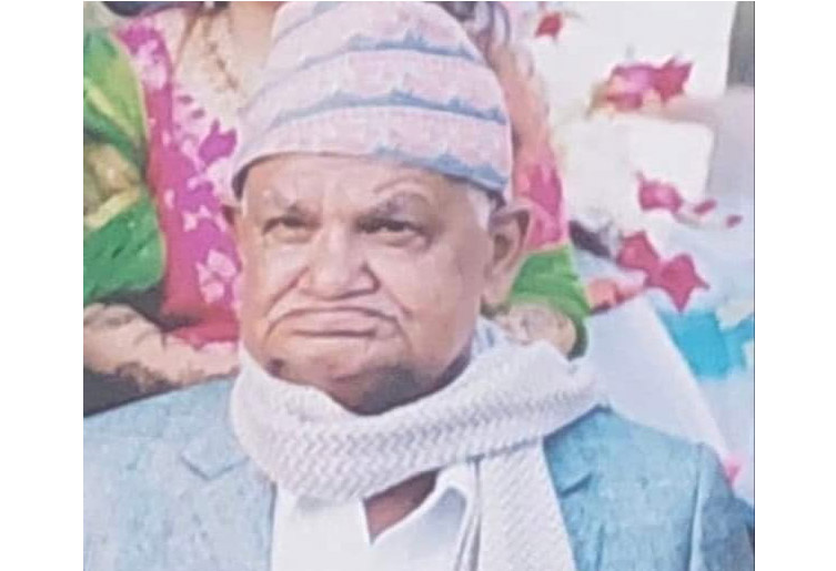 पर्यटन व्यवसायी नरेश भट्टराईलाई पितृशाेक