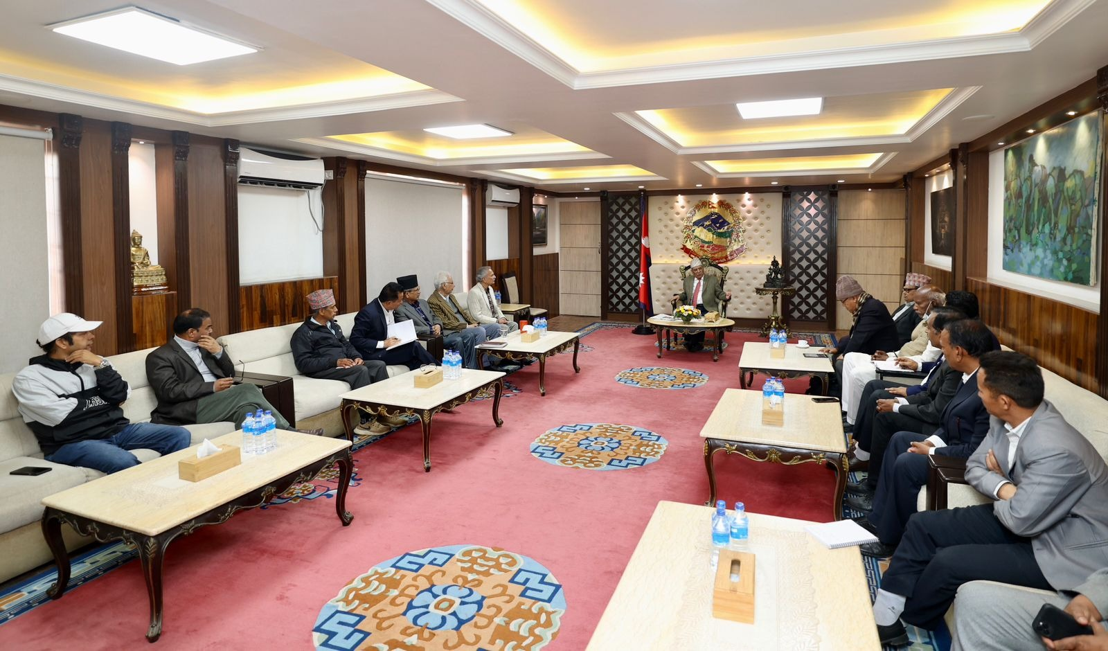 द्वन्द्वकालीन मुद्दाका बिषयमा माओवादी धारका नेताहरुवीच छलफल