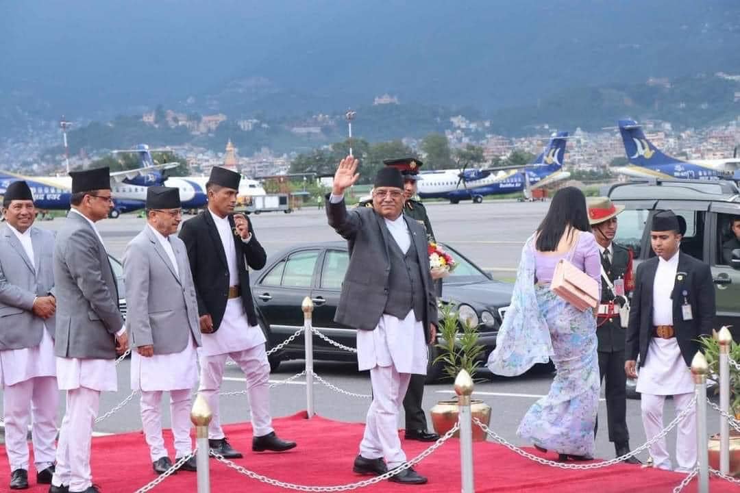 प्रधानमन्त्री प्रचण्ड इटली प्रस्थान,