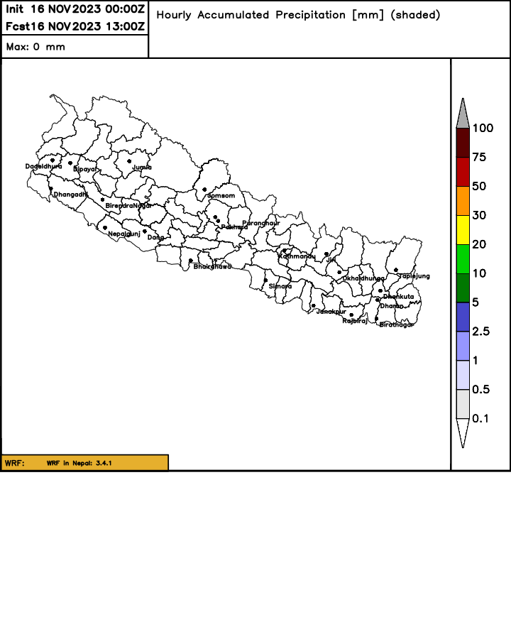 आजको मौसमः आंशिक बदलीदेखि वर्षा र हिमपातको सम्भावना