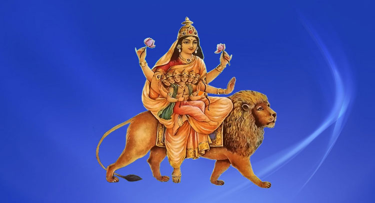 स्कन्दमाताको विधिपूर्वक पूजा-आराधना गरिँदै